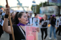 20231125. Tuxtla. Protesta de organizaciones feministas conmemorando el #N25