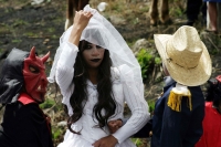 Fotos de Nehemías Jiménez. La Romería de San Caralampio. Comitán, Chiapas. A casi 162 años de la llegada de la novena de San Caralampio en manos de un soldado llamado Otero,  a la entidad, la veneración de la población y de indígenas tojolabales sigue lat