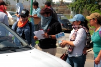 Jueves 14 de junio del 2018. Tuxtla Gutiérrez. Maestros del Nivel de Educación Indí­gena se manifiesta esta mañana bloqueando al transporte de empresas y boteando en la entrada poniente de Tuxtla Gutiérrez.