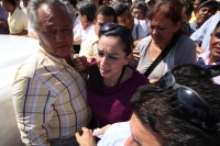 Jueves 9 de febrero del 2012. La Nena anuncia su candidatura por el PRD. Tuxtla Gutiérrez, Chiapas. María Elena Orantes, anuncia su inscripción como aspirante a la candidatura del PRD y su apoyo a AMLO en un evento organizado por sus simpatizantes en cono