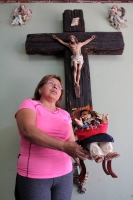 Viernes 29 de diciembre del 2019. Tuxtla Gutiérrez. Las imágenes del nacimiento navideño son vestidas con trajes tí­picos de las comunidades indí­genas de Chiapas según las costumbres locales de las familias de este estado del sureste de México como 