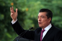 Domingo 13 de septiembre del 2020. Tuxtla Gutiérrez. Por la contingencia de salud se realiza un discreto acto solemne rememorando la batalla de Chapultepec en el Parque de Los Niños Héroes