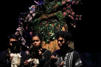 Miércoles 6 de diciembre del 2017. Tuxtla Gutiérrez. Los Niños de la Lluvia s la obra de teatro que el Programa Nacional de Teatro Escolar 2017 presenta al público esta noche en el Teatro de la Ciudad Emilio Rabasa