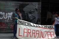 Martes 9 de abril del 2019. Tuxtla Gutiérrez. Normalistas regresan a la Plaza Central esperando que se les cumplan las demandas estudiantiles en Chiapas.