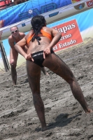 Viernes 13 de mayo. Las actividades del NORCECA del Mundial de Voli Bol de Playa  inicia esta mañana en las playas de puerto Arista.