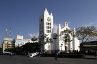Martes 29 de enero del 2019. Tuxtla Gutiérrez. Estudiantes de la Escuela Normal Rural Larráinzar protestan este medio día en la avenida central de la ciudad.