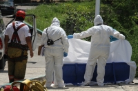 Domingo 26 de agosto del 2018. Tuxtla Gutiérrez, Una persona fallecida dentro de bóveda del rí­o Sabinal es reportada a las corporaciones de rescate y policiacas esta mañana en las cercaní­as del IMSS-5 de Mayo.