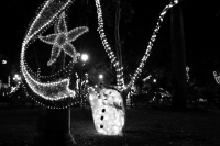 Sábado 16 de diciembre del 2017. Tuxtla Gutiérrez. El Parque de la Marimba se viste de luces y colores durante esta época decembrina