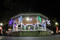 Sábado 16 de diciembre del 2017. Tuxtla Gutiérrez. El Parque de la Marimba se viste de luces y colores durante esta época decembrina