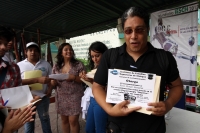 Martes 22 de mayo del 2012. Tuxtla Gutiérrez, Chiapas. Alumnos del 4º semestre de la carrera de comunicación del IESCh realizaron el concurso Daguerrotipia “Objetivo” Enfocando tus Sentidos invitando a calificar y premiar a varios fotógrafos profesionales