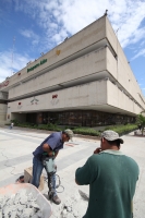 Lunes 2 de enero. Obras del Parque Central.