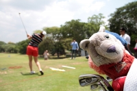 Miércoles 28 de agosto del 2019. Lorena Ochoa, golfista mexicana durante la convivencia con la prensa durante el Torneo de Golf Club Campestre Chiapas 2019.