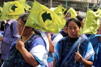 Jueves 2 de marzo del 2017. Tuxtla Gutiérrez. Organizaciones campesinas vuelven a cerrar el paso en la Avenida Central exigiendo proyectos productivos para el campo chiapaneco.