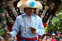 20210530. El Calalá en Suchiapa. Día del Padre Eterno: para los habitantes de Suchiapa, el domingo previo al jueves de Corpus da inicio al calendario de ritos de esta celebración tradicional de la comunidad chiapaneca.