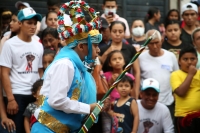 20210530. El Calalá en Suchiapa. Día del Padre Eterno: para los habitantes de Suchiapa, el domingo previo al jueves de Corpus da inicio al calendario de ritos de esta celebración tradicional de la comunidad chiapaneca.