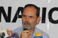 Viernes 18 de marzo. Gustavo Enrique Madero Muñoz, dirigente del PAN durante su gira de trabajo en el estado de Chiapas, habla sobre las posibles alianzas que este partido podría realizar en el camino a la sucesión presidencial en el 2012.