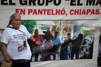 20230705. Tuxtla. Familias de desplazados buscan a los secuestrados del grupo Machete de Pantelho.