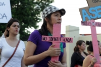 Domingo 25 de noviembre del 2018. Tuxtla Gutiérrez. Durante el Dí­a Internacional para Erradicar La Violencia Hacia Las Mujeres.