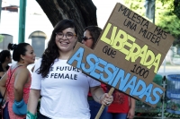 Domingo 25 de noviembre del 2018. Tuxtla Gutiérrez. Durante el Dí­a Internacional para Erradicar La Violencia Hacia Las Mujeres.
