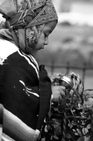 Jueves 4 de enero del 2018. Chiapa de Corzo. La Misa del Niño Parachico.  Los niños visten el traje tradicional en esta mañana reafirmando la convicción de continuar con las costumbres y ritos tradicionales de esta localidad de la ribera del Grijalva