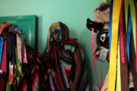 Jueves 18 de enero del 2018. Suchiapa. La danza del Parachico y el Torito. Durante la frenética danza surimba convive el Parachico y el Torito en la representación de una faena de brincos y gritos durante las celebraciones de la Fiesta de San Sebastián