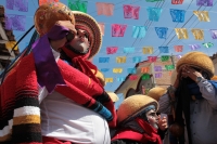 Lunes 15 de enero del 2018. Chiapa de Corzo. Los Parachicos inician el recorrido tradicional esta mañana en la Fiesta Grande de Enero...
