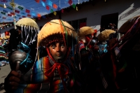 Parachicos durante la Fiesta Grande de Enero.