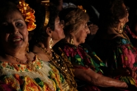 Miércoles 4 de enero del 2016. Chiapa de Corzo. Esta noche la comunidad de Chiapa de Corzo le brinda el reconocimiento a “Los Parachicos y Chiapanecas de Antaño” a quienes han bailado durante décadas en los tradicionales festejos de la Fiesta de Enero.