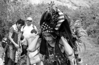 Martes 19 de diciembre del 2017. Zinacatan, Chiapas. Los Floreros continúan con el recorrido de recolección de la Flor de Niluyarilo en las comunidades de la región de Los Altos de Chiapas continuando con el regreso hacia Chiapa de Corzo y Villa de íc
