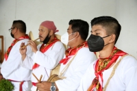 20210515. Tuxtla G. El culto a San pascualito reúne a los tradicionalistas y costumbristas de la comunidad Zoque quienes conservan los usos y costumbres de esta comunidad de la depresión central de Chiapas