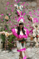 Lunes 11 de julio. Jóvenes copainaltecos realizan la presentación de las danzas tradicionales de la comunidad  durante el evento de Patrimonito 2011 organizado por el Comité Raíces de mi Pueblo y el comité del Servicio Voluntario Internacional de la Unesc