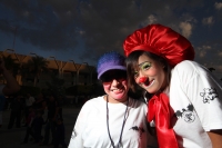 Lunes 20 de febrero del 2012. Encuentro Nacional de Payasos Callejeros. Tuxtla Gutiérrez, Chiapas. Con participantes de varios estados esta noche da inicio la Festival Nacional de Payasos Callejeros donde se reúnen los histriónicos personajes en la plaza 