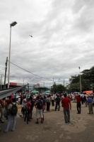 Sábado 21 de septiembre del 2013. Tuxtla Gutiérrez.  El movimiento magisterial da a conocer que amplía la manifestación realizada durante la toma de las instalaciones de Pemex durante 24 horas más.