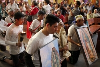 Domingo 10 de diciembre del 2017. Tuxtla Gutiérrez. Los peregrinos de las comunidades indí­genas se preparan para pernoctar para continuar el recorrido a las diferentes iglesias y ermitas de la Virgen de Guadalup