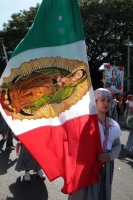 Jueves 12 de diciembre del 2019. Tuxtla Gutiérrez. Peregrinos durante la procesión de la Virgen de Guadalupe