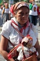 Jueves 12 de diciembre del 2019. Tuxtla Gutiérrez. Peregrinos durante la procesión de la Virgen de Guadalupe