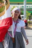 Jueves 12 de diciembre del 2019. Tuxtla Gutiérrez. Peregrinos durante la procesión de la Virgen de Guadalupe