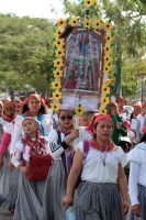 Jueves 12 de diciembre del 2019. Tuxtla Gutiérrez. Peregrinos durante la procesión de la Virgen de Guadalupe