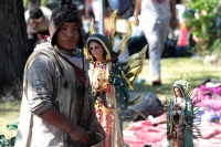 Miércoles 11 de diciembre del 2019. Peregrinos de Chiapas. Los peregrinos regresan a sus comunidades después de recorrer cientos de kilómetros visitando los diferentes santuarios guadalupanos de México