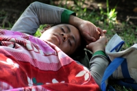 Miércoles 11 de diciembre del 2019. Peregrinos de Chiapas. Los peregrinos regresan a sus comunidades después de recorrer cientos de kilómetros visitando los diferentes santuarios guadalupanos de México