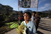 Inicia caminata por la paz, memoria y en contra de la impunidad en el Aniversario Acteal.