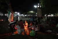 Miércoles 11 de diciembre del 2019. Peregrinos de Chiapas. Los peregrinos regresan a sus comunidades después de recorrer cientos de kilómetros visitando los diferentes santuarios guadalupanos de México