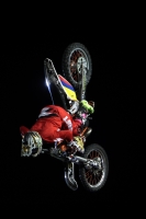 Sábado 3 de marzo del 2018. Tuxtla Gutiérrez. Aspecto del espectáculo de los Pilotos Infernales en la Expo Turismo Chiapas 2018.