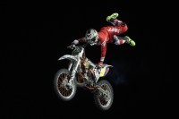 Sábado 3 de marzo del 2018. Tuxtla Gutiérrez. Aspecto del espectáculo de los Pilotos Infernales en la Expo Turismo Chiapas 2018.