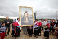 Domingo 27 de noviembre. Sibaniljá Pocolum le da vida al Cristo de Copoya.