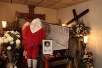 Lunes 25 de febrero del 2019. Tuxtla Gutiérrez. La comunidad Zoque despide al maestro Leopoldo Gallegos este mediodía antes de trasladar sus restos al panteón municipal de la ciudad.