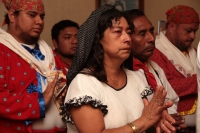 Lunes 25 de febrero del 2019. Tuxtla Gutiérrez. La comunidad Zoque despide al maestro Leopoldo Gallegos este mediodía antes de trasladar sus restos al panteón municipal de la ciudad.