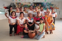 Domingo 18 de marzo del 2018. Tuxtla Gutiérrez. El dí­a del pozol.  Las maestras pozoleras se preparan para el dí­a de esta bebida tradicional tuxtleca.
