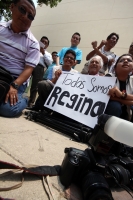 Viernes 3 de mayo del 2012. Protestan periodistas chiapanecos.