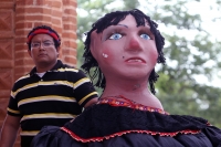 Miércoles 2 de agosto del 2017. Chiapa de Corzo. Las procesiones en honor a Santo Domingo recorren las calles de esta colonial ciudad durante los días previos a las fiestas patronales
